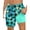 2-Blue Coconut Tree, variant on Lollipie Mens Swimming Trunks with Compression Liner Swim Shorts 7 inch Quick Dry Bathing Suit Anti Chafe Boardshorts