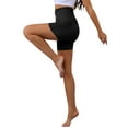 thumbnail image 5 of INSPIRE CHIC Women's Flatten Tummy High Waist with Zipper Closure Butt Lifter Thigh Slimmers X-Small Black, 5 of 6