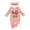 Lotus Color, variant on Im New Here Newborn Outfit Girl Long Sleeve Letter Romper Ribbed Knit Jumpsuit Baby Girl Preemie Coming Home Outfit