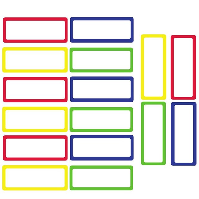 ZheElen 1 Set Magnetic Labels Reusable Self-Adhesive Tagboard Lightweight Tile Strong Adsorption High Definition Printing File Shelf Type 15
