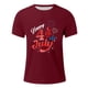 thumbnail image 5 of Tops para hombre, blusas y camisas de cuello redondo y manga corta para hombre, tops casuales de cuello redondo y manga corta con estampados especiales para hombre., 5 of 5