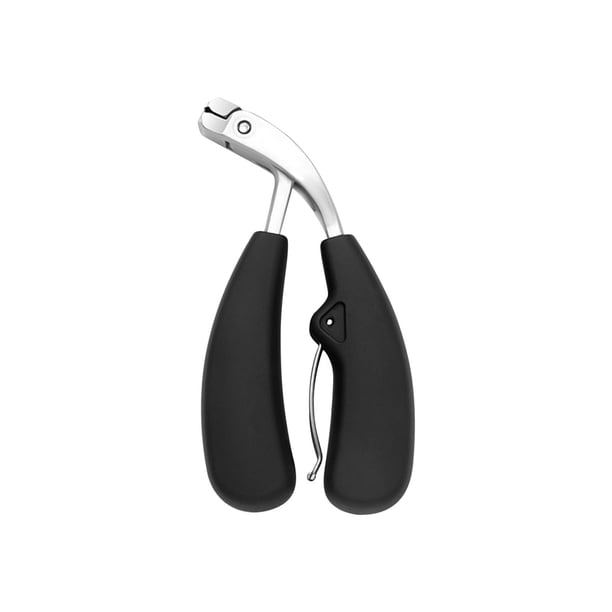 Pisexur Belleza Maquillaje Cortaúñas de mandíbula ancha para uñas gruesas, mango largo, cabezal ergonómico en ángulo, cortaúñas para personas mayores.para mujeres y hombres