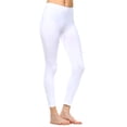 thumbnail image 4 of White Mark Women's Solid Leggings, 4 of 4