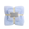 thumbnail image 1 of Two-In- Coral Bath Towel Set Soft High-Density Absorbent Home Textiles, 1 of 4
