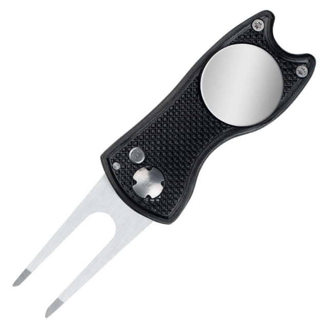 Divot GolfTool with Marker Foldable Aluminum Alloy Forks for and Guests Course Accessory