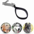 thumbnail image 1 of Dog Cushion Traction Rope with Spring Foam Handle and Short Chain for Medium to Large Breeds, Durable and Comfortable Grip, Size: Adjustable Length, 1 of 3