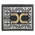 thumbnail image 1 of Cartera Para Caballero Negro Cuero Bordado Herradura Cuero Ruben Nueva Imagen, 1 of 4