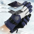 thumbnail image 3 of Hyasfey Winter Thermal Gloves Waterproof Cold Weather Ski Snow Gloves Windproof Hand Warming Glove for Skiing Cycling Outdoor Activities, 3 of 7
