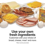 Hamilton Beach Breakfast Sandwich Maker with Egg Cooker Ring, Breakfast Station, Silver