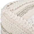 thumbnail image 4 of Pemberly Row Pouf Carré Boho en Motif Tissé Tissé à la Main Naturel, 4 of 8