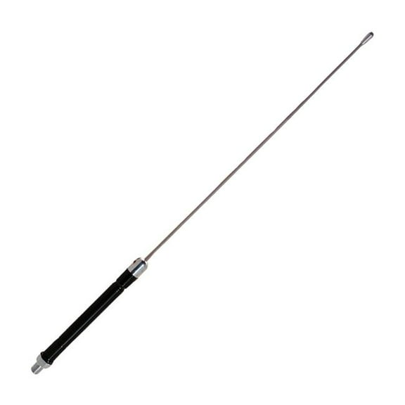 Everhardt C270-B Black 57 in. Base Load CB Antenna with Stainless Steel Whip