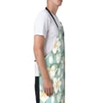 thumbnail image 3 of Naloa Lilies Flowers Apron Kitchen Aprons with Pockets for Women Men Chef, 3 of 8