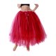 thumbnail image 2 of Falda larga de tul con lazo en la cintura para mujer, estilo princesa, con burbujas, de malla, 2 of 6