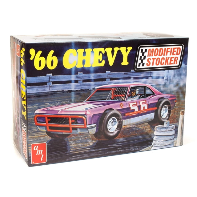 Kit de modelismo AMT Chevy Impala Modified Stocker 1966 1/25
