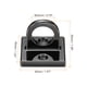 thumbnail image 2 of Placa de ojo U de Uxcell, ganchos metálicos para techo, soporte de pared con tornillos, ganchos de anillo negros, 2 of 6