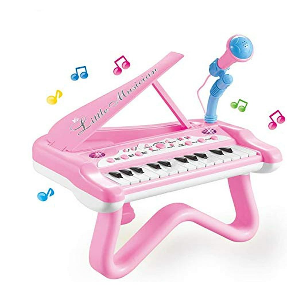 ToyVelt Toy Piano for Toddler Girls Cute Piano for Kids with Builtin