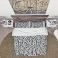 thumbnail image 2 of Designart 'Rhombuses in Beige and Blue' Modern & Contemporary Duvet Cover Set, 2 of 4