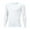 White, variant on Aofany Men Long Sleeve Tight Quick Dry T-shirt Tops High Resilience Exercise Close-fitting Pullover T Shirt Blouse