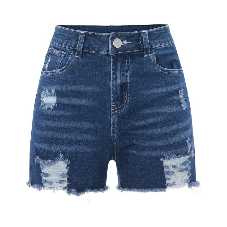 Walmart womens on sale blue jean shorts