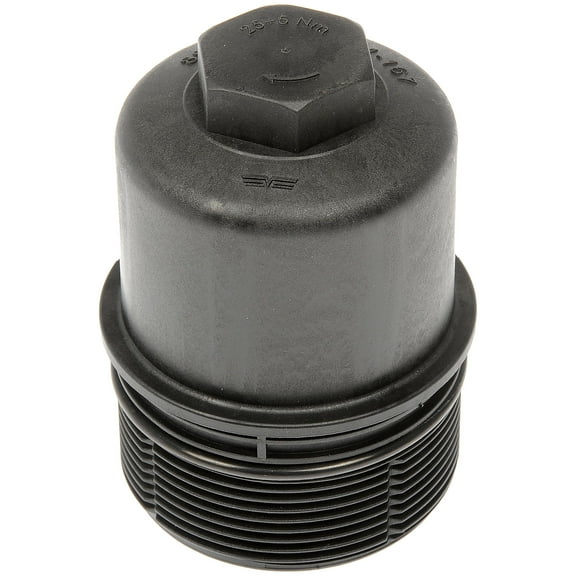 Dorman 921-167 Engine Oil Filter Cover for Specific Audi Models, Black Fits select: 2017-2019 AUDI Q7, 2016-2018 AUDI A6