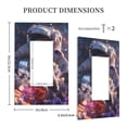 thumbnail image 3 of Balery Astronaut In Cosmic Garden for Duplex Wall Plates Kit, Electrical Outlet Covers, Standard Size 1-Gang 5.0" x3.0", Electric Receptacle Plug Covers-Style U, 3 of 6