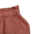 thumbnail image 6 of yillto Women's Wide Leg Pants Plus Size Stretch High Waist Drawstring Trousers Casual Loose Pants with Pocket, 6 of 7