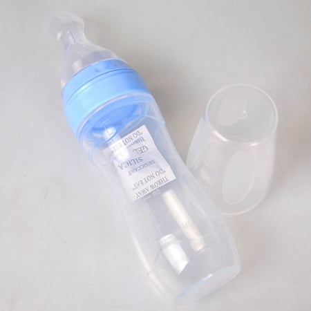 Baby Food Dispensing Spoon Silicone Squeeze Rice Cereal Baby
