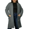 thumbnail image 4 of Panda Uniform by HeedFit Unisex 40" Lab Coat, 2XL, Grey, 4 of 7
