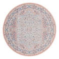 thumbnail image 3 of Unique Loom Whitney Collection Area Rug - Milano (5' 3" Round Powder Pink/Blue), 3 of 6