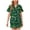 X177-Mint Green, variant on Censtreet Womens Pajamas Set Button Down Summer Sleepwear Short Sleeve Comfy Pjs Loungewear Set