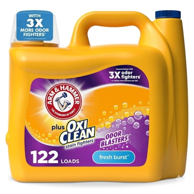Detergente líquido para ropa Arm & Hammer Plus OxiClean 4,7 L