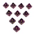 thumbnail image 4 of Milaget 40x Jeu de Rôle Créatif D10 pour Jeux de Table RPG Jouets de Bar d'Enseignement des Mathématiques, 4 of 7