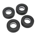 thumbnail image 4 of 1.55 Inch Soft Rubber Wheel Tires,  Grip RC Car Tires Strong Cushioning 4Pcs Sponge Lining Black  for Remote Control Car, 4 of 7
