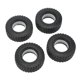 thumbnail image 1 of Neumáticos de coche RC, 4 piezas de 1,55 pulgadas, neumáticos suaves para ruedas de coche RC, neumáticos en pulgadas, rendimiento inigualable, 1 of 8