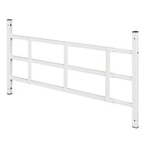 Prime-Line Products S 4756 Segal 16 in., White, Carbon Steel, Fixed 3-Bar Window Grill