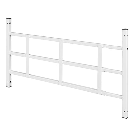 Prime-Line Products S 4756 Segal 16 in., White, Carbon Steel, Fixed 3-Bar Window Grill