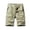 Khaki, variant on IROINNID Cargo Shorts for Men Plus Size Cargo Shorts Multi-Pockets Relaxed Summer Beach Shorts Pants,Olive Green