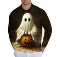 thumbnail image 6 of Awdenio Men's Clothing Long Sleeve Cute Halloween Shirts Print Casual Vintage Classic Golf Shirt, 6 of 7