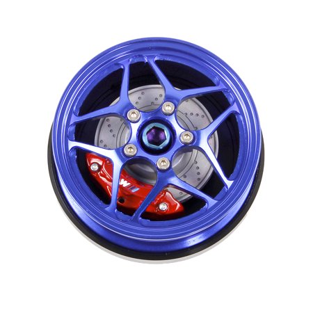 RASTP Blue Tyre Style Aluminum Gunmetal Engine Oil Cap Filler Cover For Acura Honda CAP019