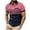 Pink, variant on Vivianyo HD Men's Short Sleeve Henley Shirt Men's Pullover Stand Collar Button Pocket Short Sleeve Top Sports Stand Collar Top/Shirt