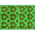 thumbnail image 1 of Ahgly Company Indoor Rectangle Abstract Green Modern Area Rugs, 7' x 10', 1 of 4