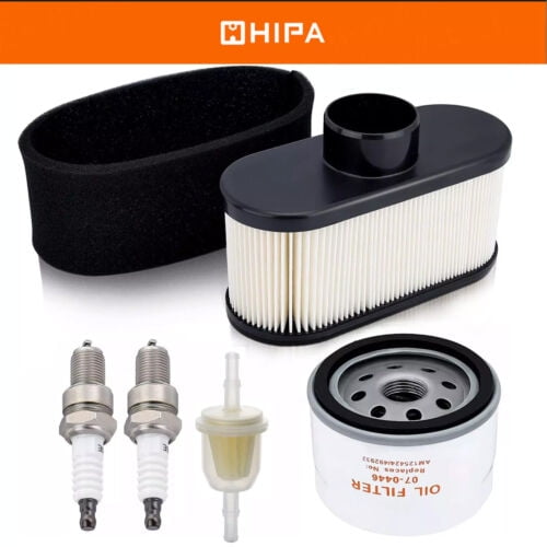 HIPA Air Filter Tune Up Kit For John Deere X380 X384 X390 X394 X570 X580 X584 Lawn Mower
