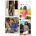 thumbnail image 6 of MOYIKO Womens Oversized T Shirts Crew Neck Short Sleeve Summer Trendy Tops Loose Fit Tee, 6 of 7