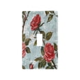 thumbnail image 2 of Switch Panel Switch Decoration 2.76x4.53x0.28 Inches Unused Outlet Cover Switch Plate Wall Plates Living Room Kitchen Bedroom Study Switches Oil Painting Rose, 2 of 8