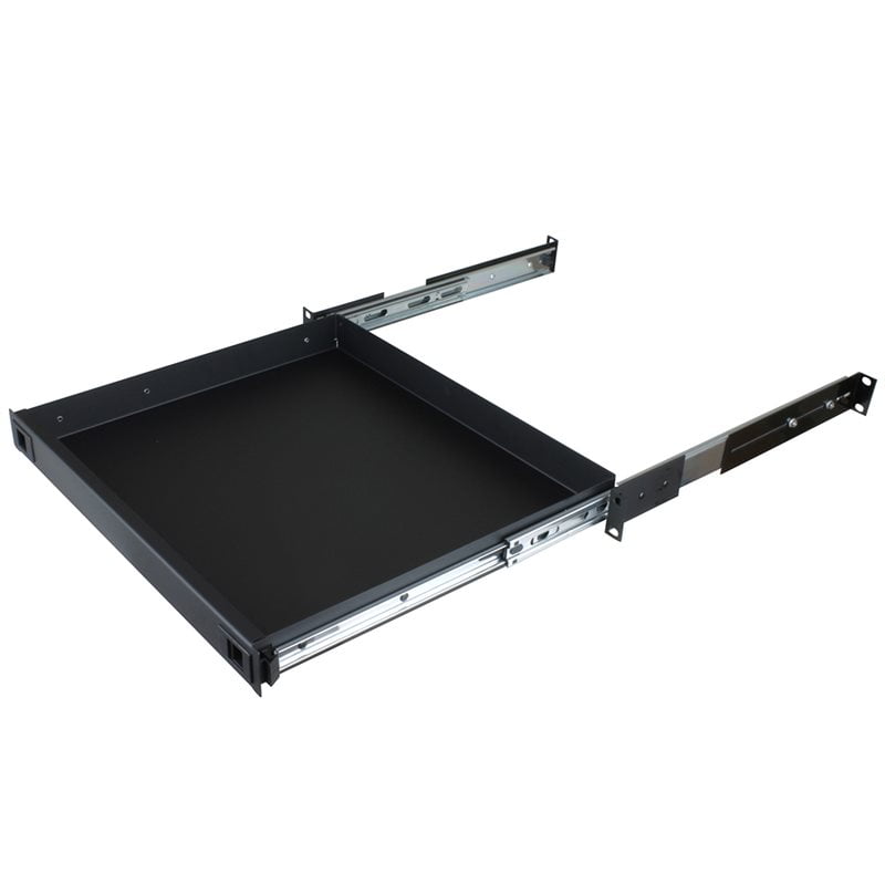 Penn R1291K/2L Sliding Rack Drawer (1U) with 2 Slam Locks (for