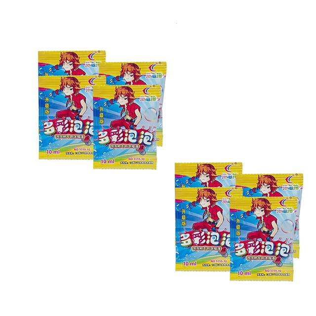 Liquidación especial!Líquido concentrado para burbujas, accesorios para juguetes de burbujas, paquete de líquido para burbujas, 8 paquetes de 80ml