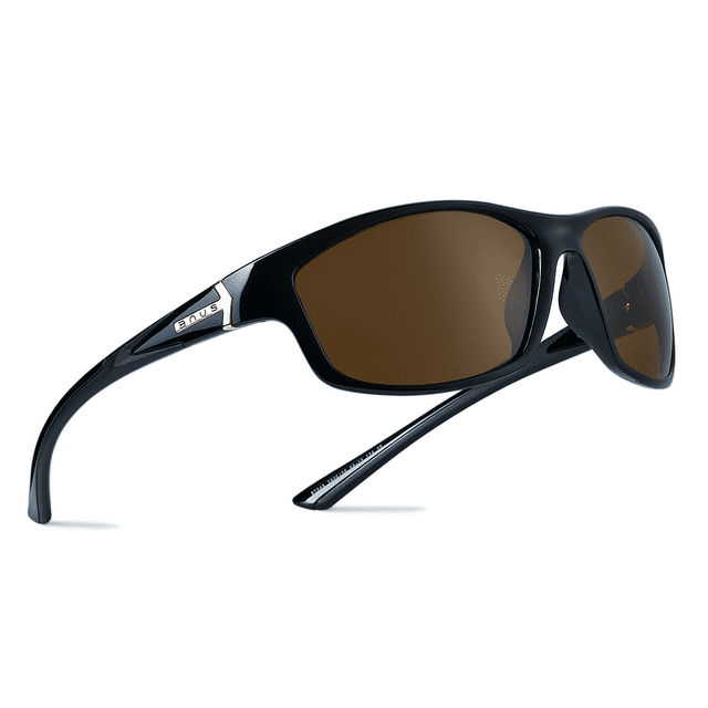 Bnus Corning Glass Lens Polarized Sunglasses For Men And Women Sunglasses Brown Black Frame Italy
