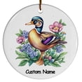 thumbnail image 2 of Wood Duck Ornament, Bird Ornament with Wood Duck Design, Ornament for Animal Lovers, Gift for Women, Men, Boys, Girls, Gift for Birthdays & Christmas, Christmas Ornament 2025, 2 of 5