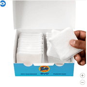 Tide Evo Laundry Detergent Tiles, Free & Gentle, 72-count