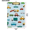 thumbnail image 3 of FMSHPON Traffic Bus Cargo Clipboard Hardboard Wood Nursing Clip Board and Pull for Standard A4 Letter 13x9 inches, 3 of 5